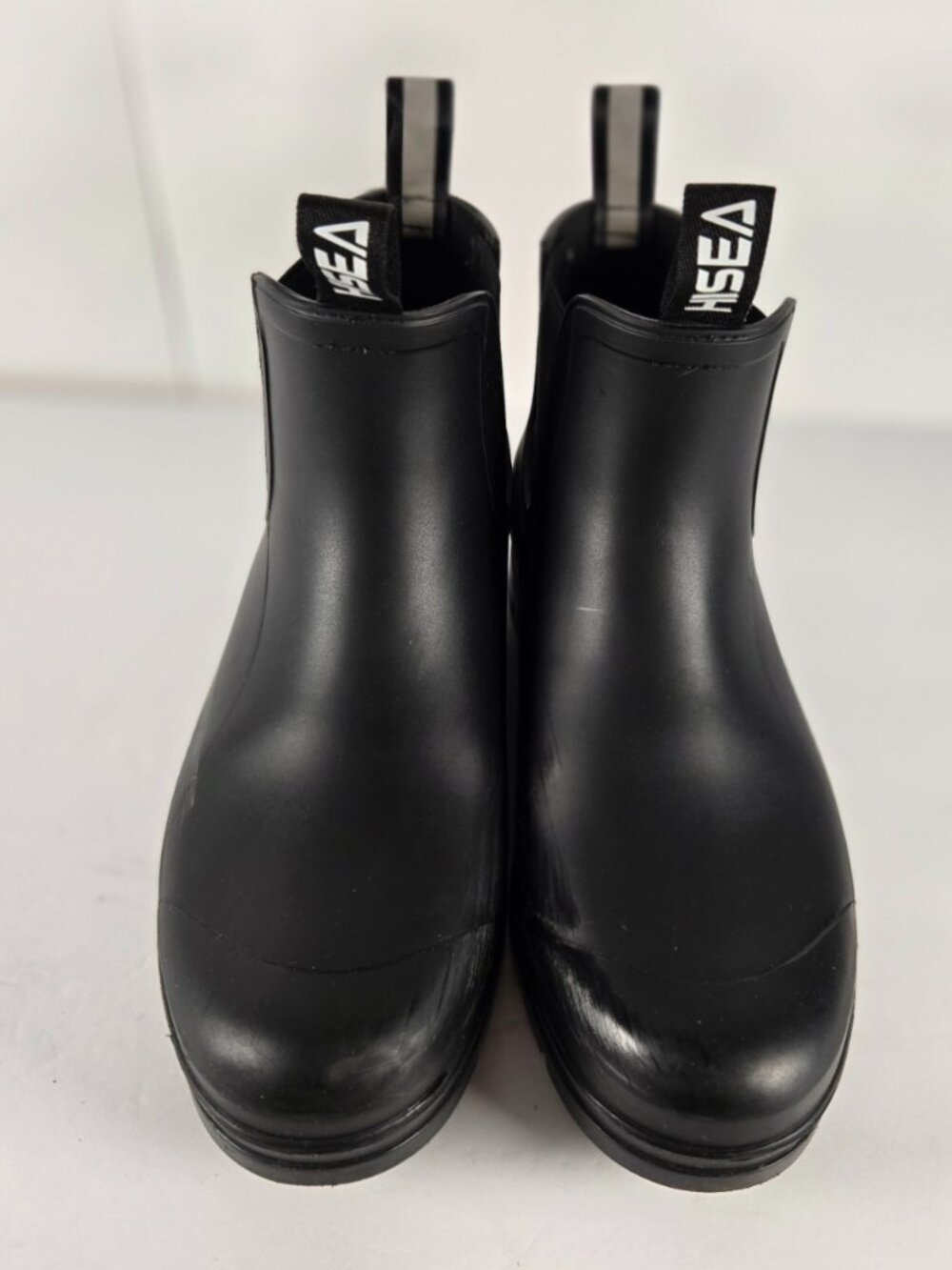 Hisea Waterproof Chelsea Short Non-Slip Rain Booties 100% Waterproof Women's 9